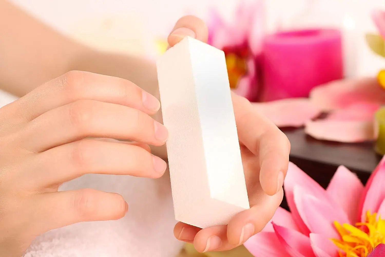 10 Nail Buffer Sanding Blocks for Manicures & Pedicures Heaven Therapy Skincare