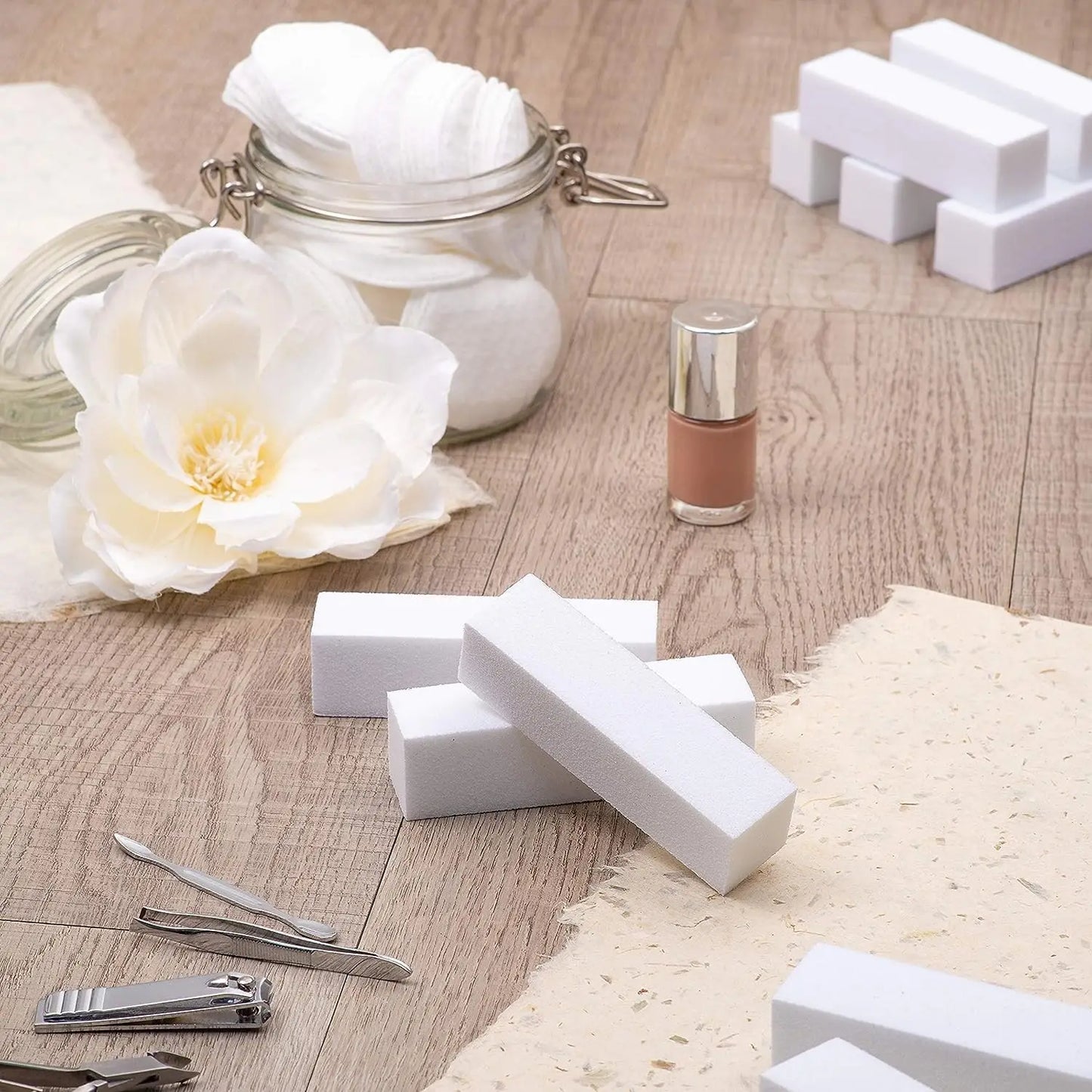 10 Nail Buffer Sanding Blocks for Manicures & Pedicures Heaven Therapy Skincare
